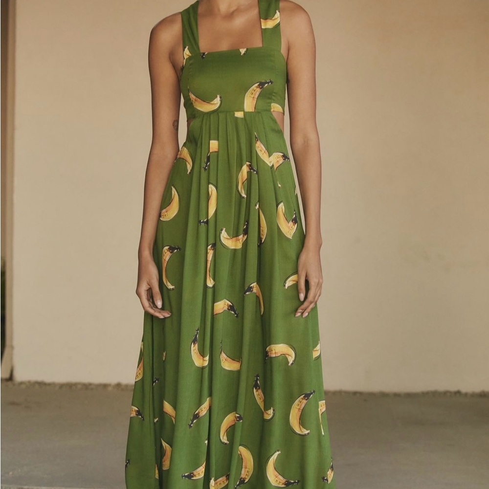 NWT LouLou Avenue x Anthropologie Pip Banana Dress